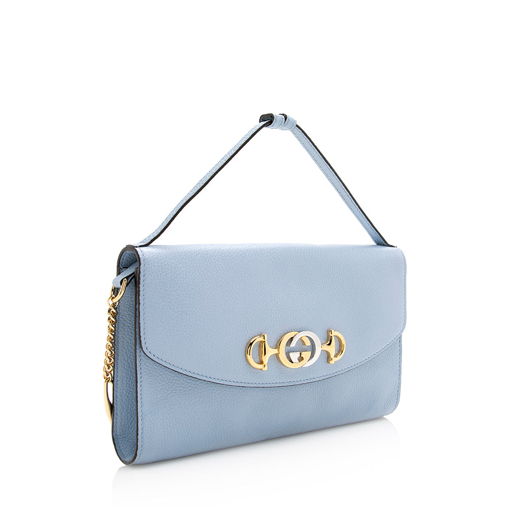 Gucci Leather Zumi Crossbody Bag (SHF-20256)