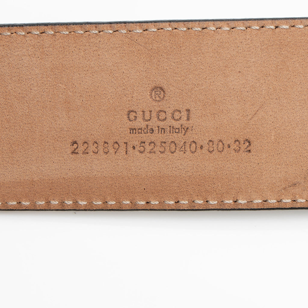 Gucci GG Imprime Interlocking G Belt - Size 32 / 80