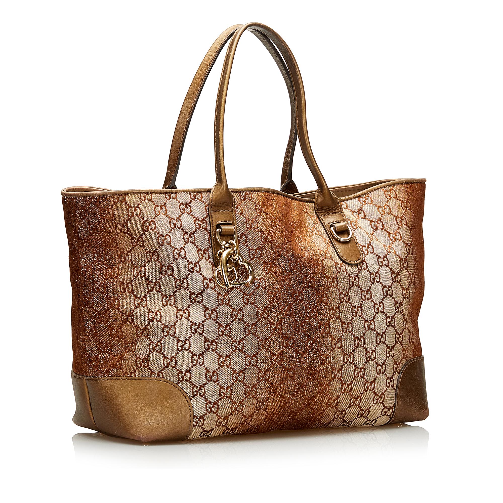 Gucci GG Lurex Heartbit Tote (SHG-35722)
