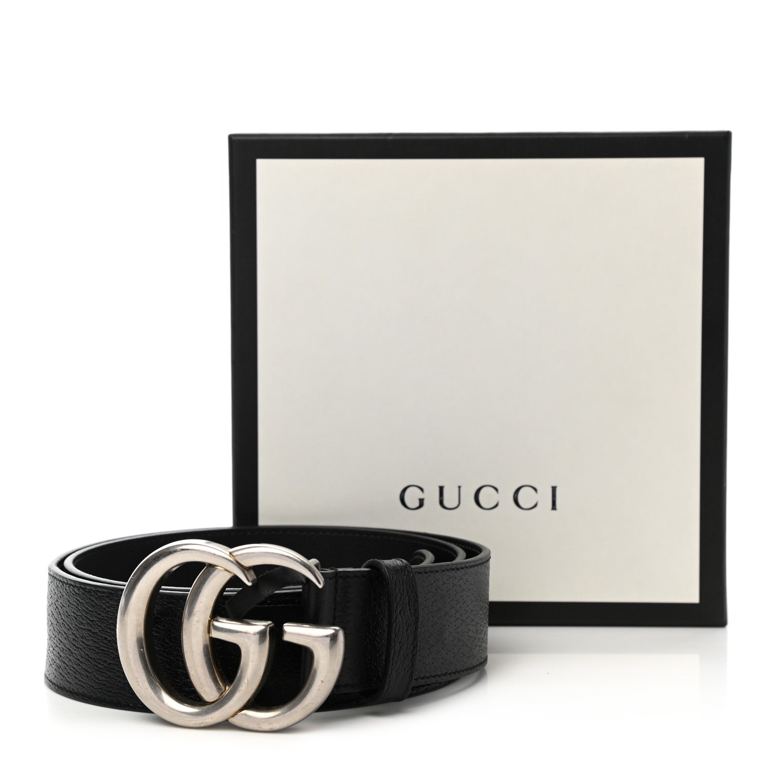 GUCCI GG MARMONT CALFSKIN LEATHER BELT