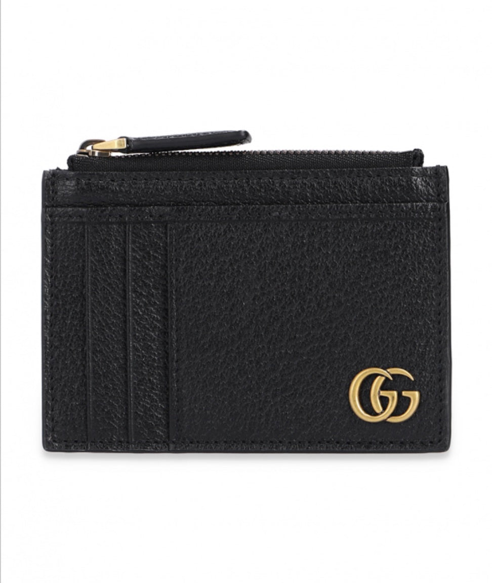 GUCCI GG MARMONT CALFSKIN LEATHER  CASE WALLET