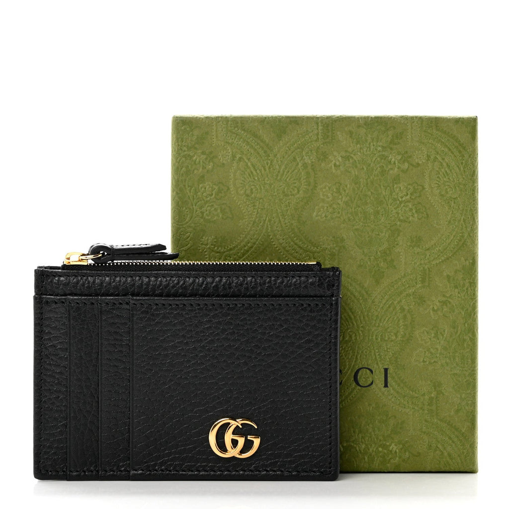 GUCCI GG MARMONT CALFSKIN LEATHER  CASE WALLET
