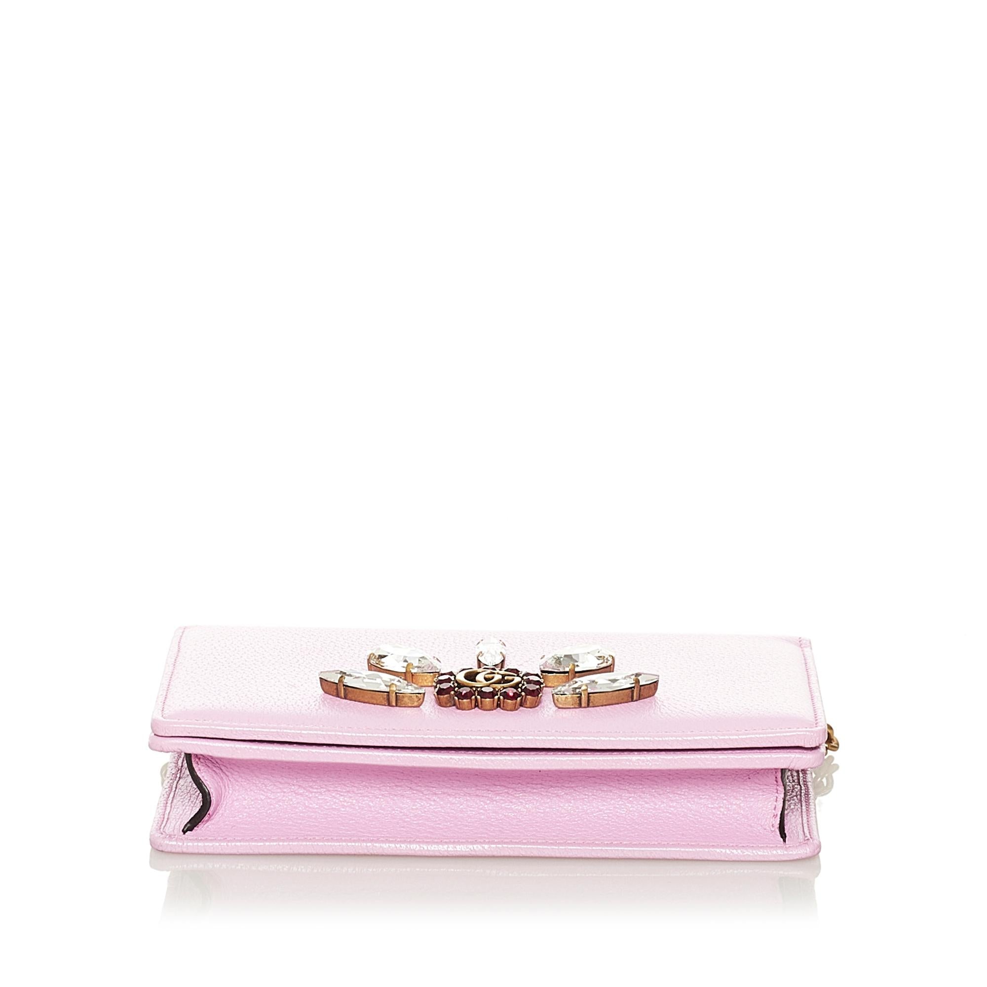 Gucci GG Marmont Embellished Wallet On Chain (SHG-34352)