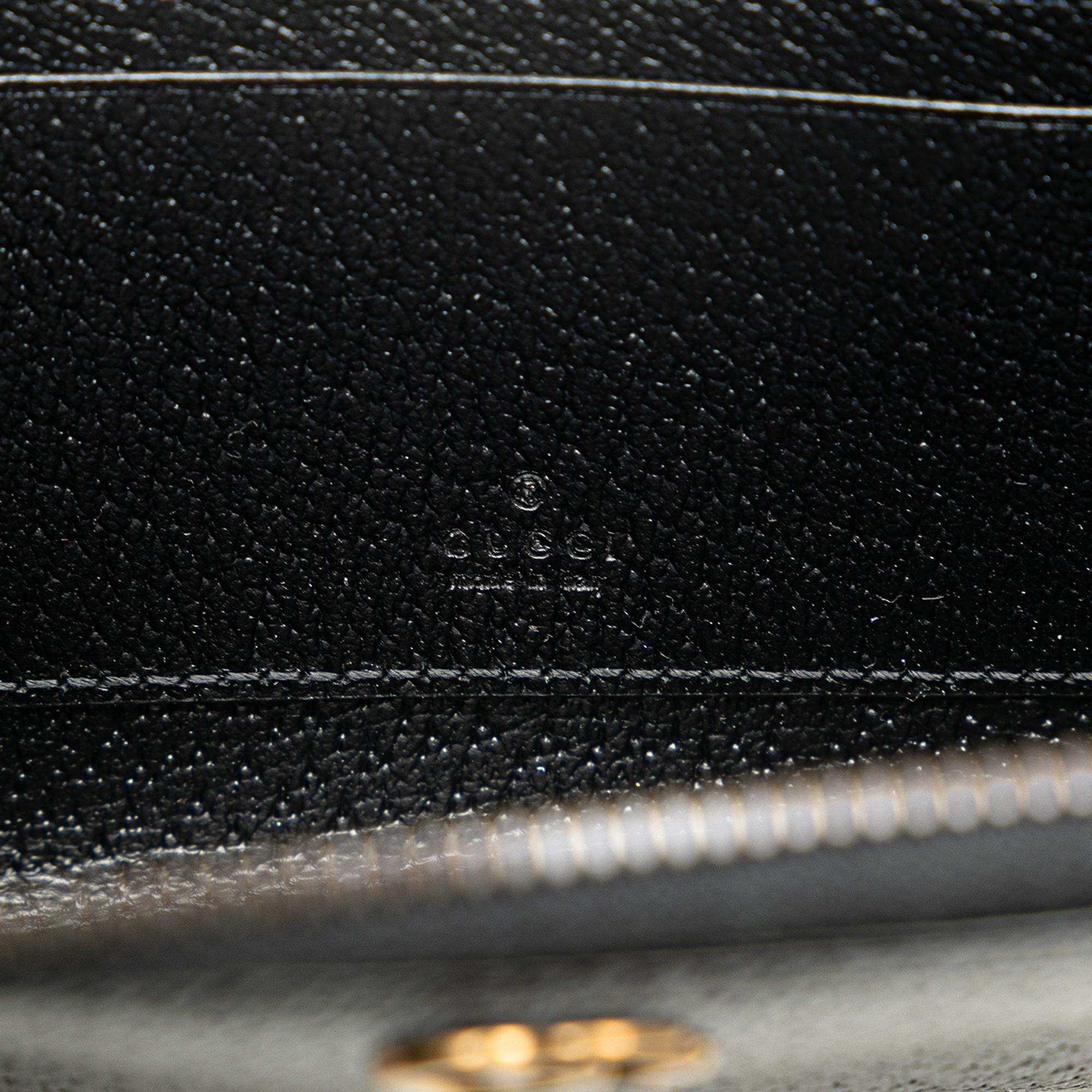 Gucci GG Marmont Leather Double Belt Bag