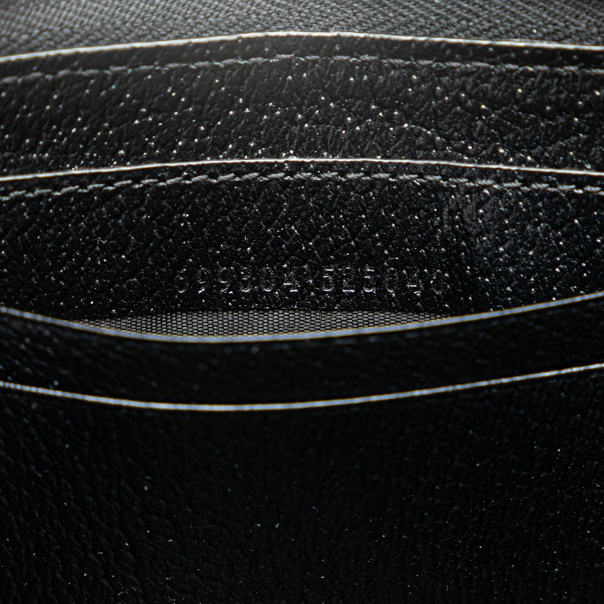 Gucci GG Marmont Leather Double Belt Bag
