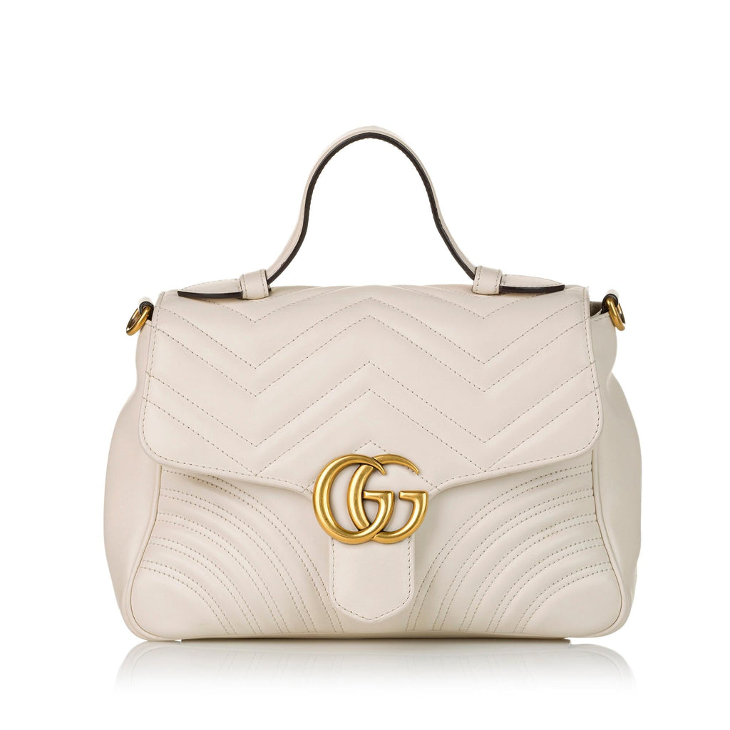 Gucci GG Marmont Leather Satchel (SHG-32596)