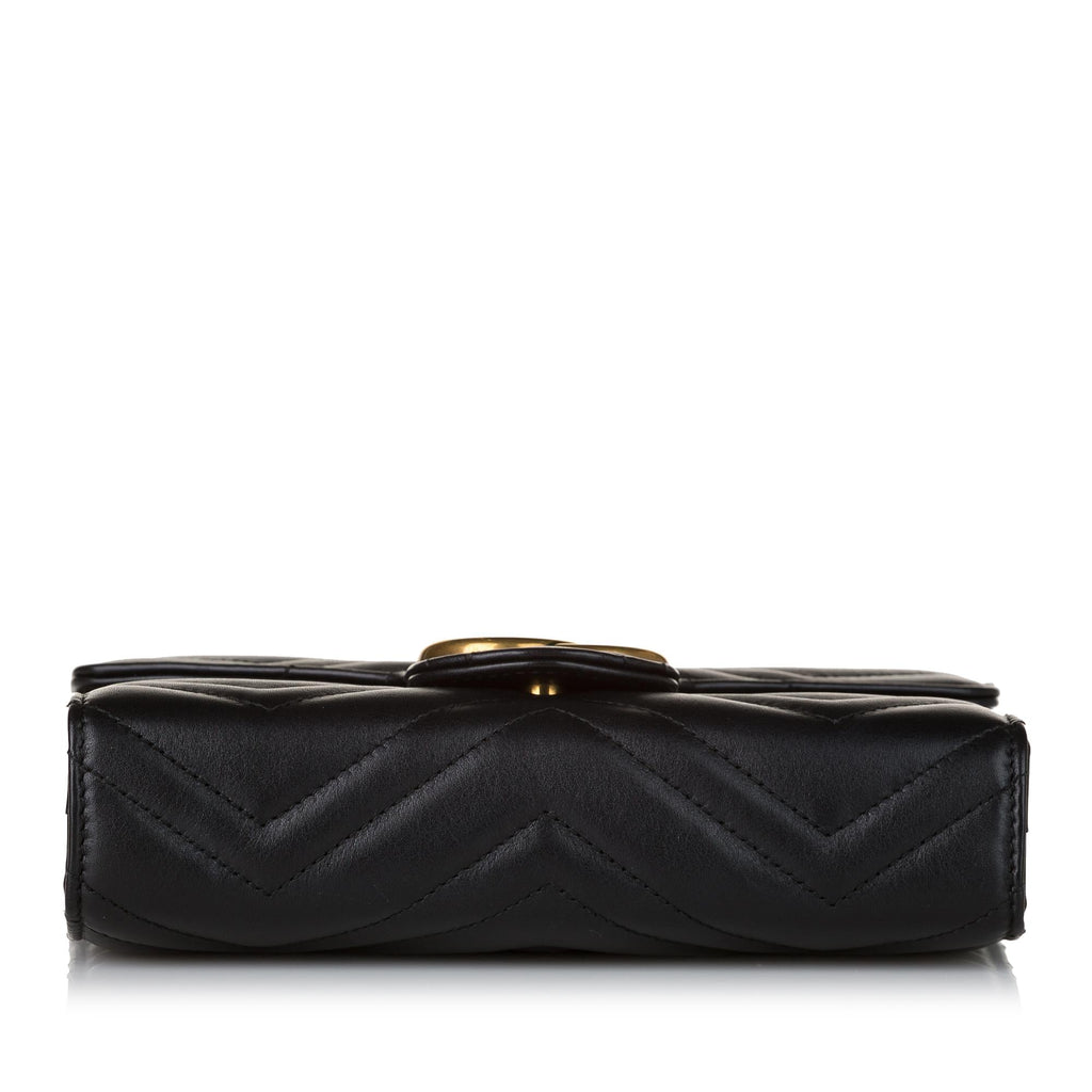 Gucci GG Marmont Leather Wallet On Chain (SHG-35248)