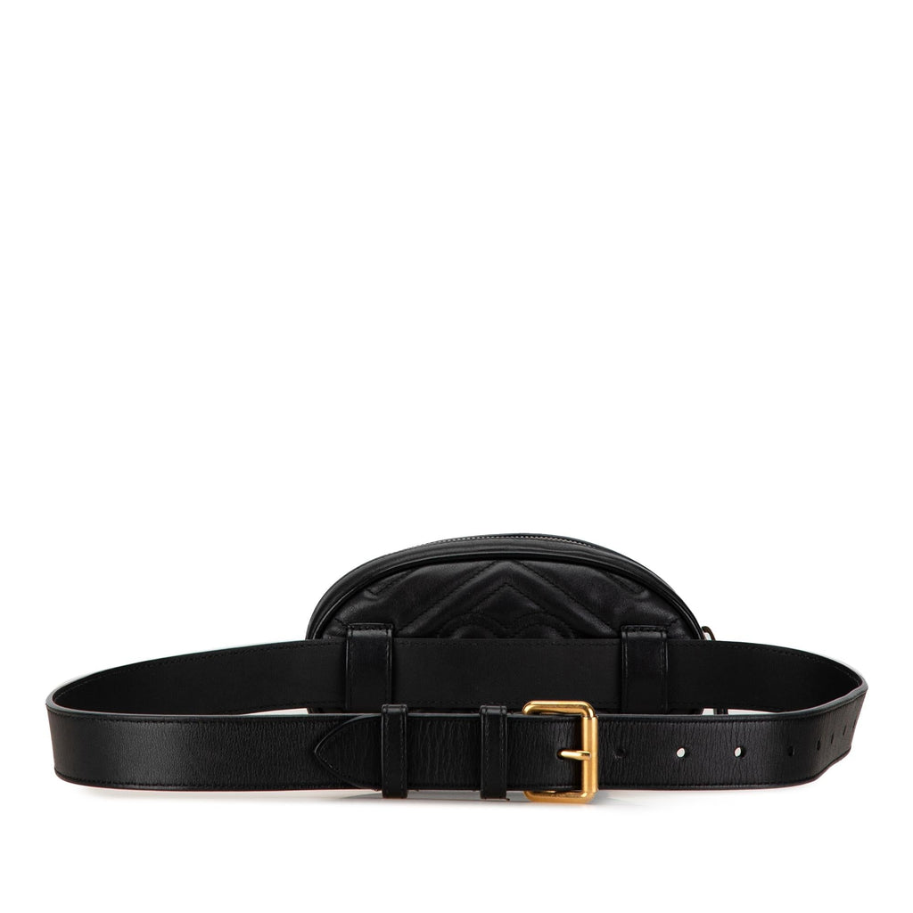 Gucci GG Marmont Matelasse Leather Belt Bag