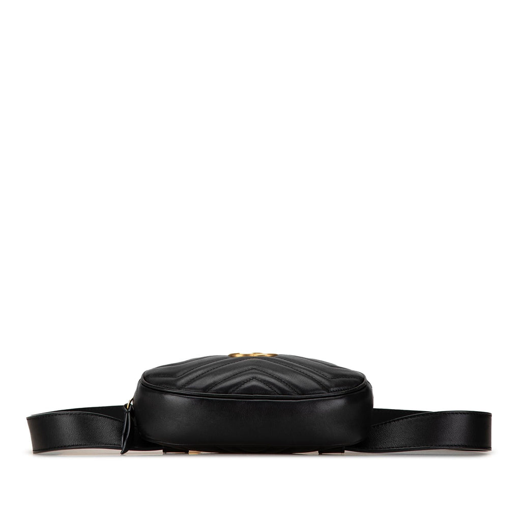 Gucci GG Marmont Matelasse Leather Belt Bag