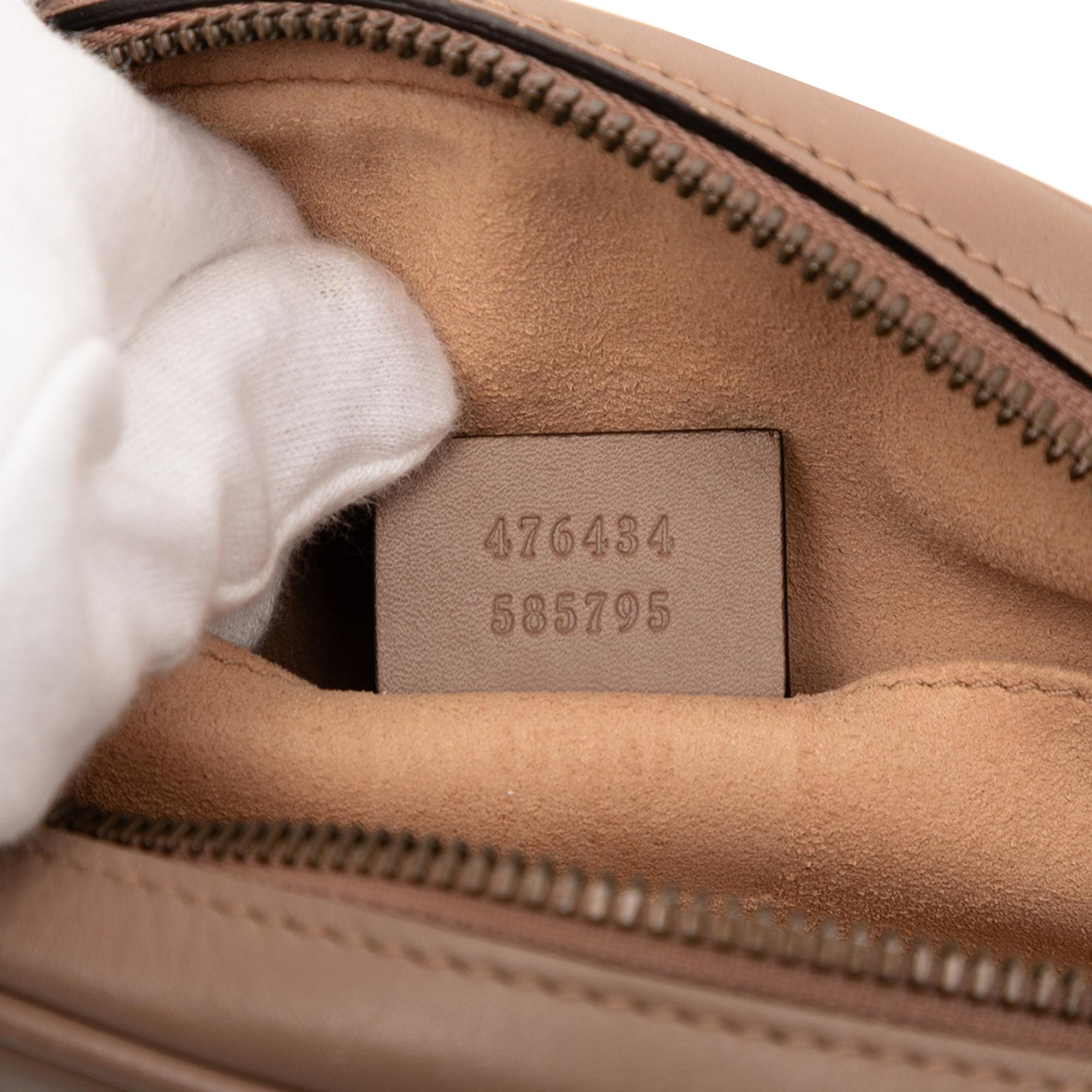 Gucci GG Marmont Matelasse Leather Belt Bag