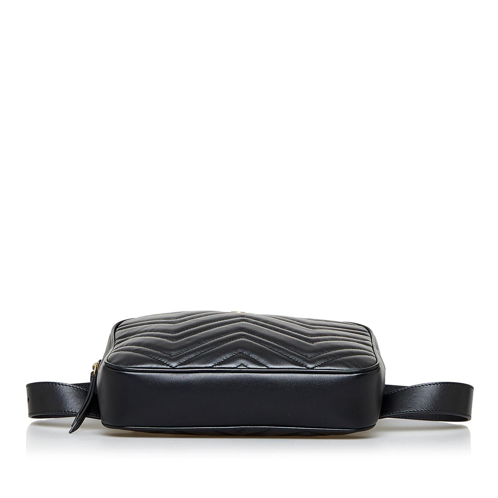 Gucci GG Marmont Matelasse Square Belt Bag (SHG-nM1QkU)