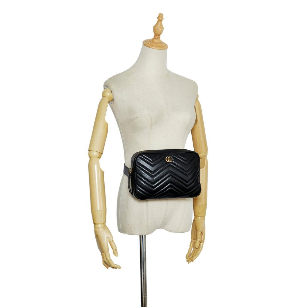 Gucci GG Marmont Matelasse Square Belt Bag (SHG-wwReIG)