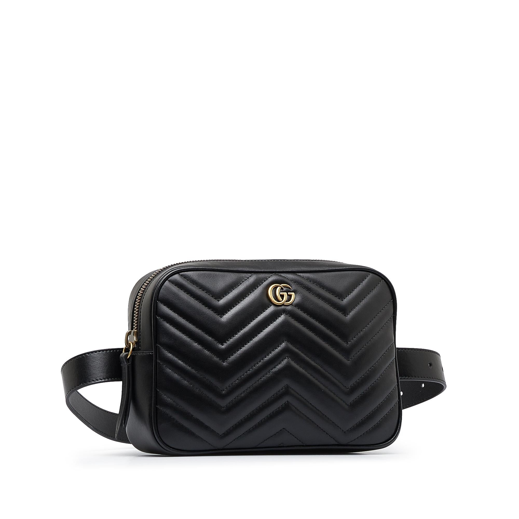 Gucci GG Marmont Matelasse Square Belt Bag (SHG-zYxANO)