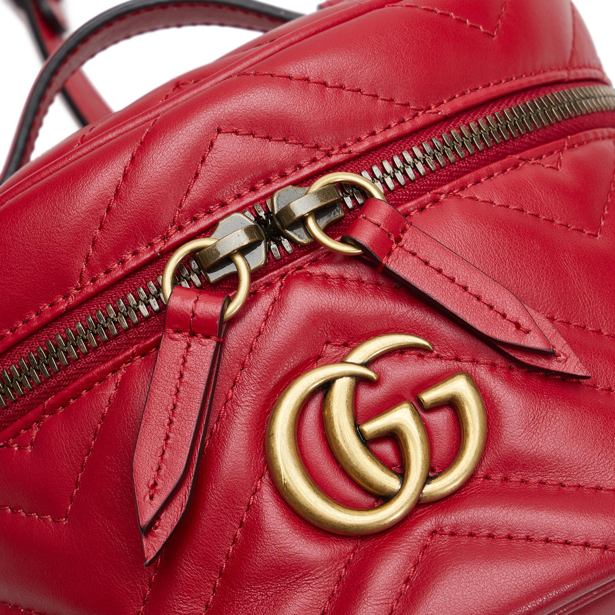 Gucci GG Marmont Round Backpack (SHG-0iapzX)