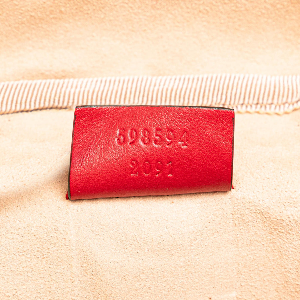 Gucci GG Marmont Round Matelasse Leather Backpack