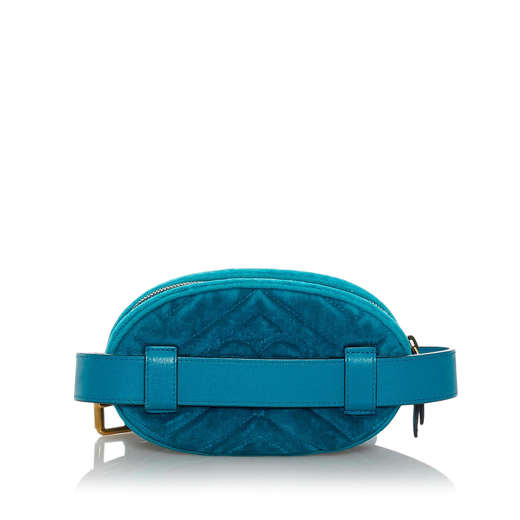 Gucci GG Marmont Velvet Belt Bag (SHG-29378)