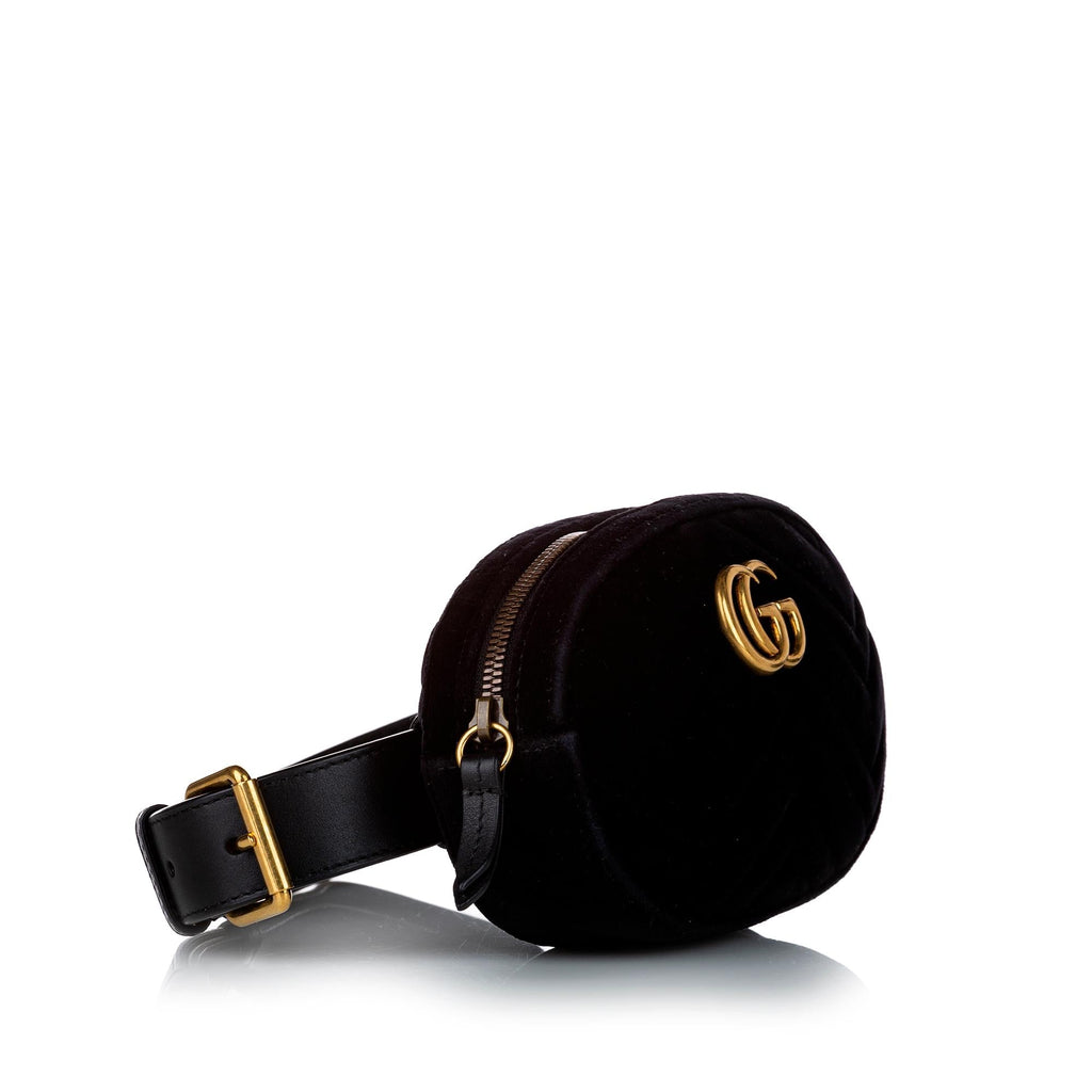 Gucci GG Marmont Velvet Belt Bag (SHG-30108)