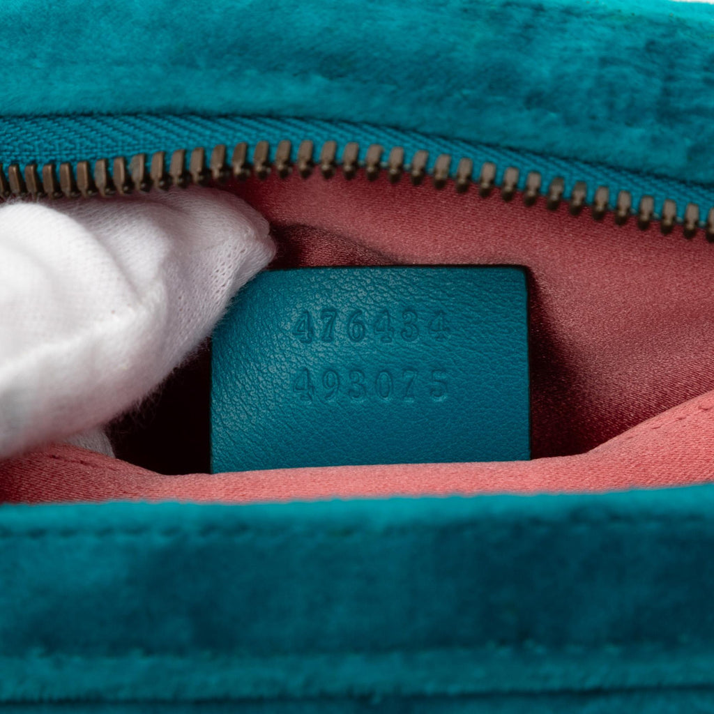 Gucci GG Marmont Velvet Matelasse Belt Bag