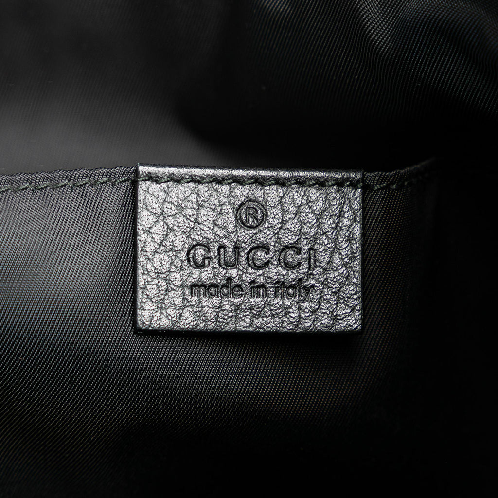 Gucci GG Nylon Double Front Pocket Backpack