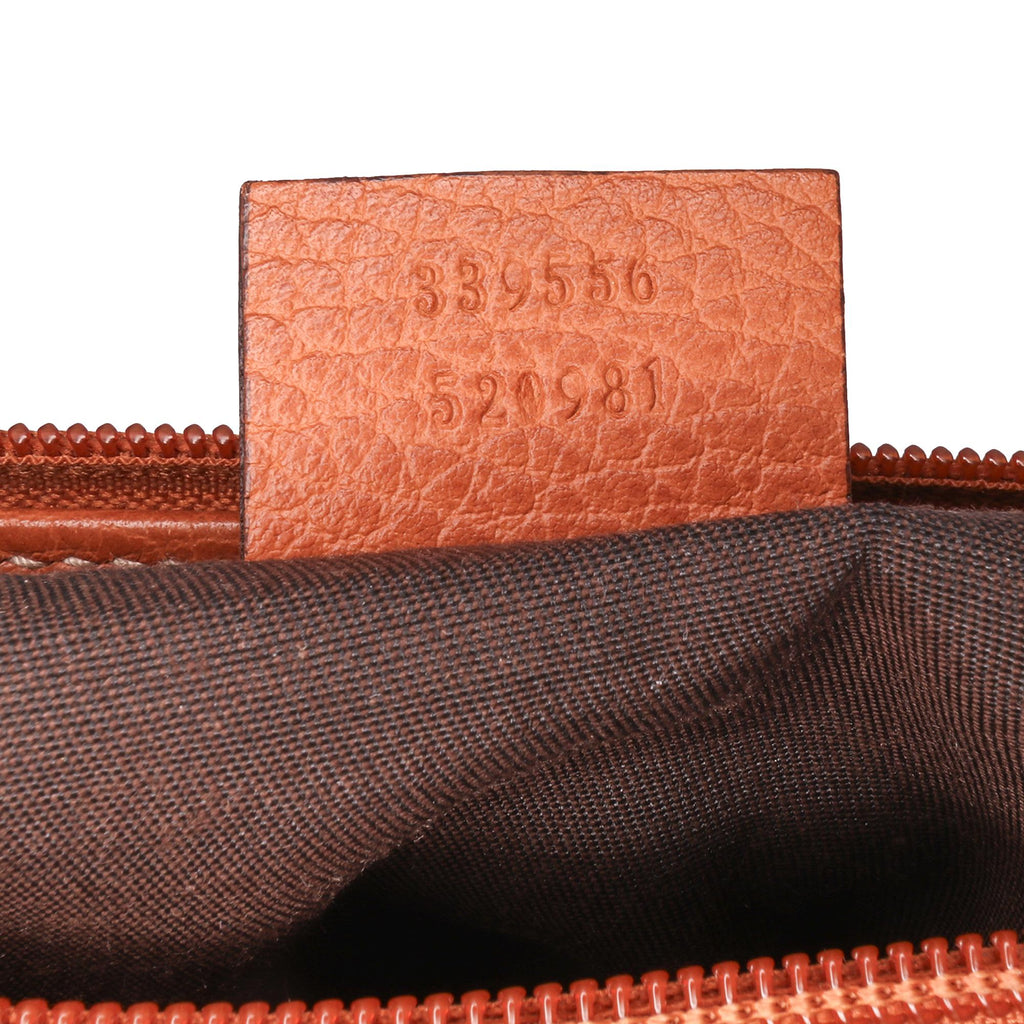 Gucci GG Nylon Top Zip Clutch
