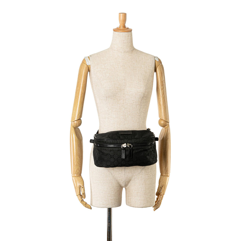 Gucci GG Nylon Web Belt Bag