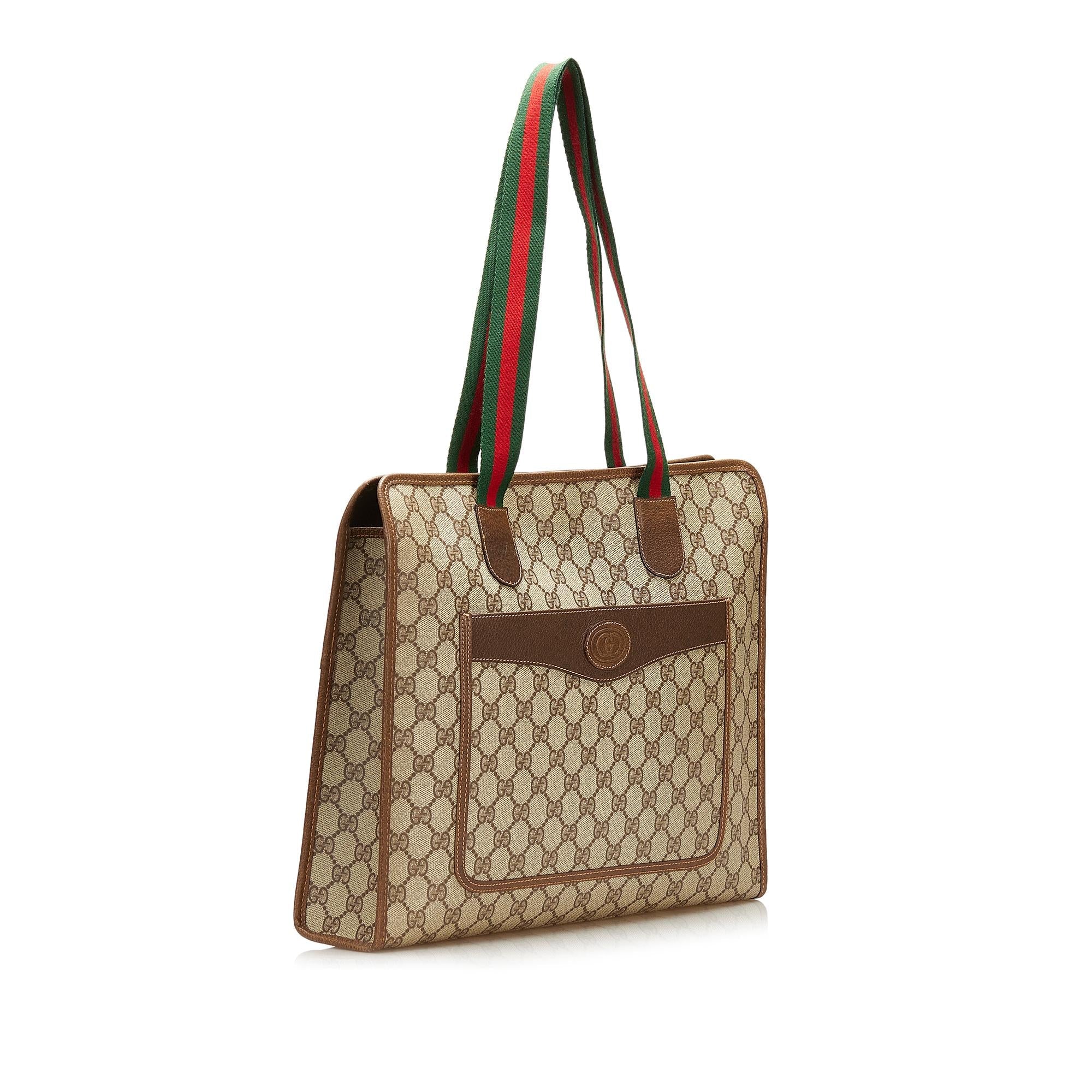 Gucci GG Plus Sherry Line Tote (SHG-35265)