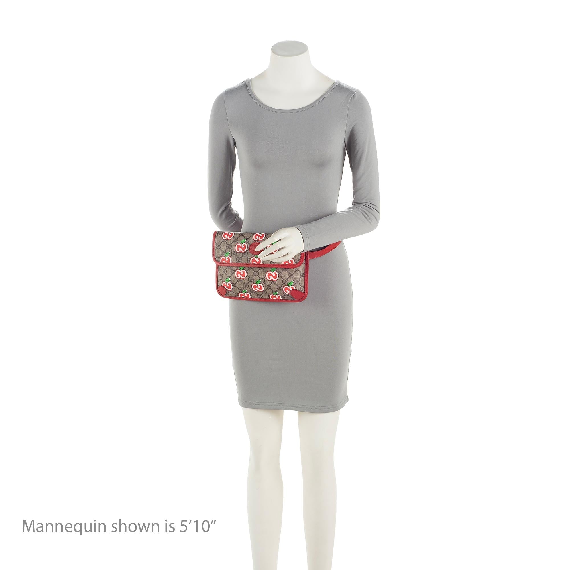 Gucci GG Supreme Apple Belt Bag - Size 36 / 90