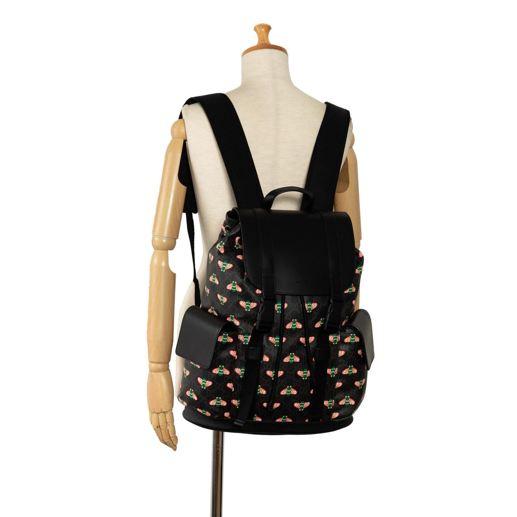 Gucci GG Supreme Bestiary Bee Backpack (SHG-NFVv7W)