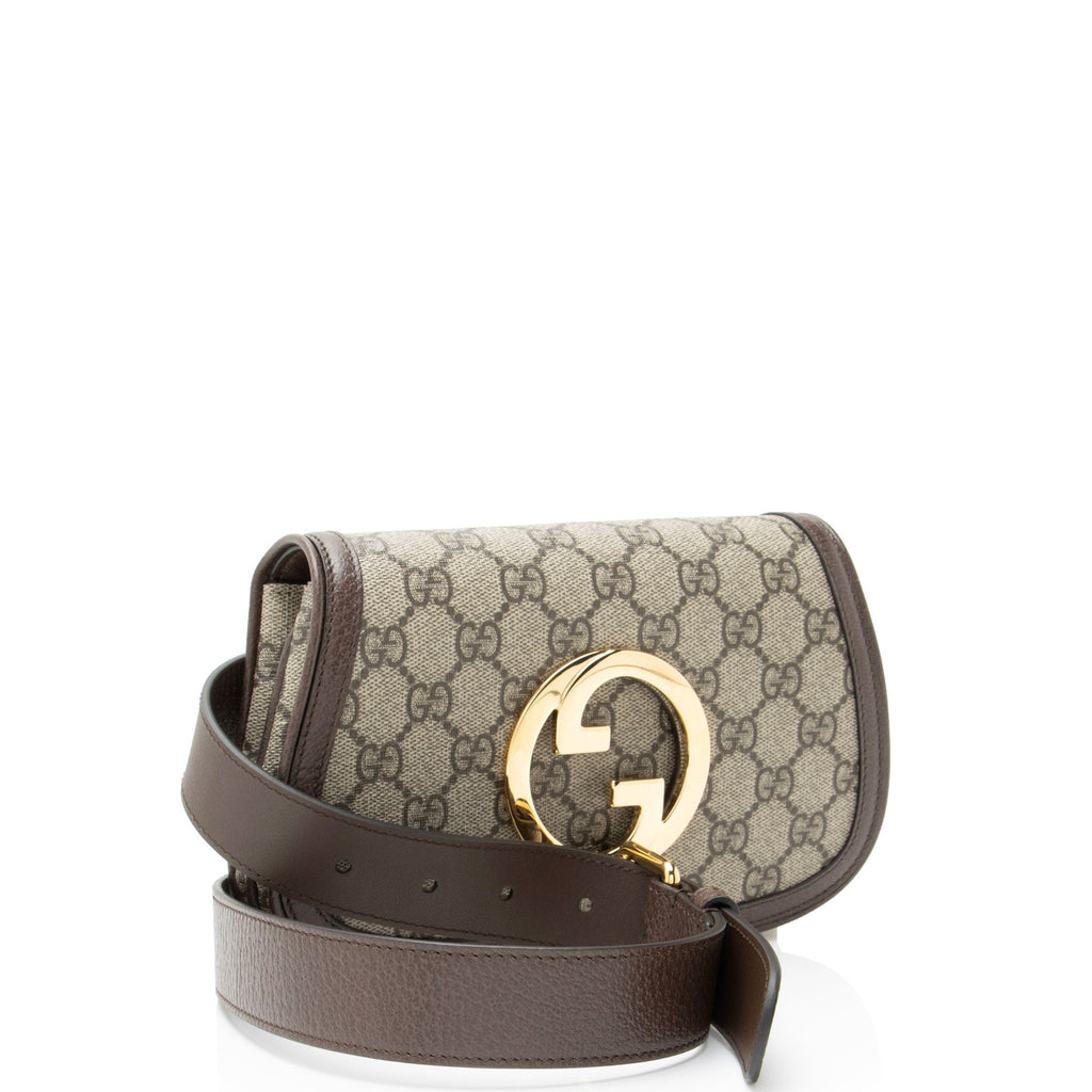 Gucci GG Supreme Blondie Flap Belt Bag - Size 40 / 100