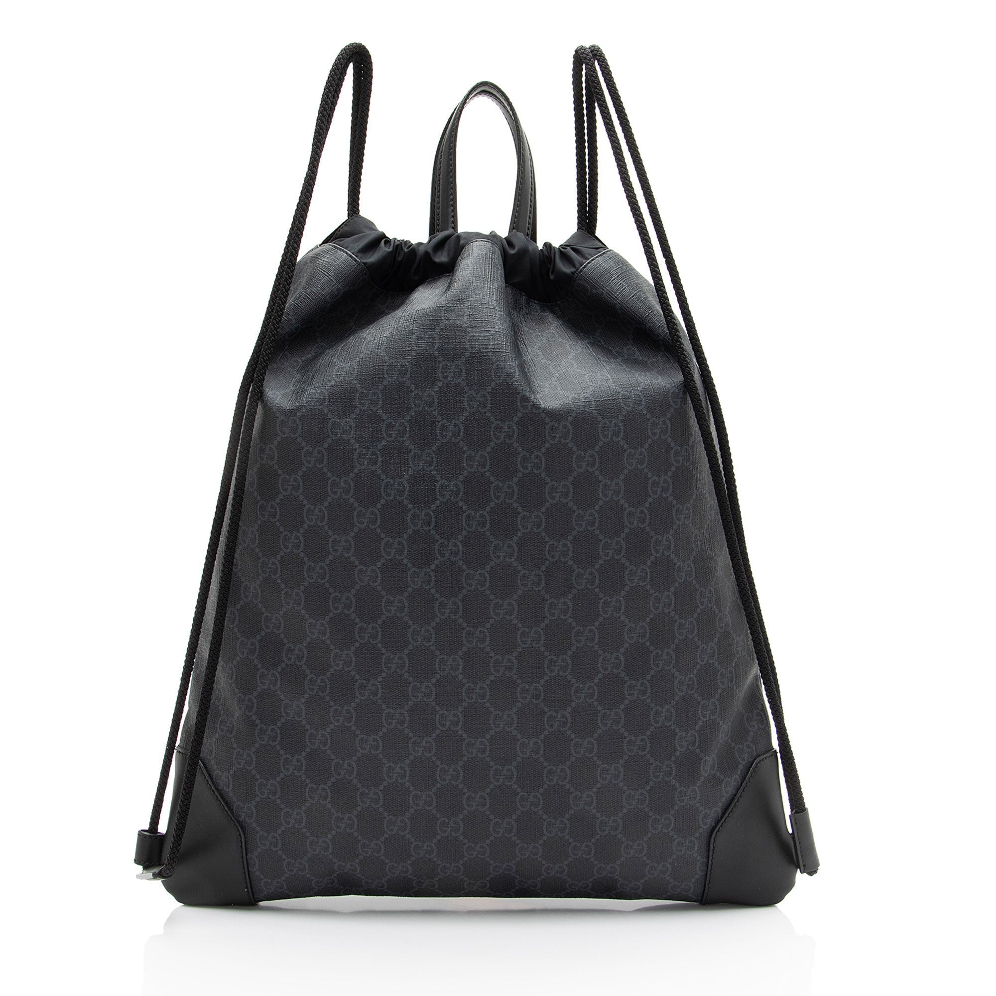Gucci GG Supreme Canvas Drawstring Backpack