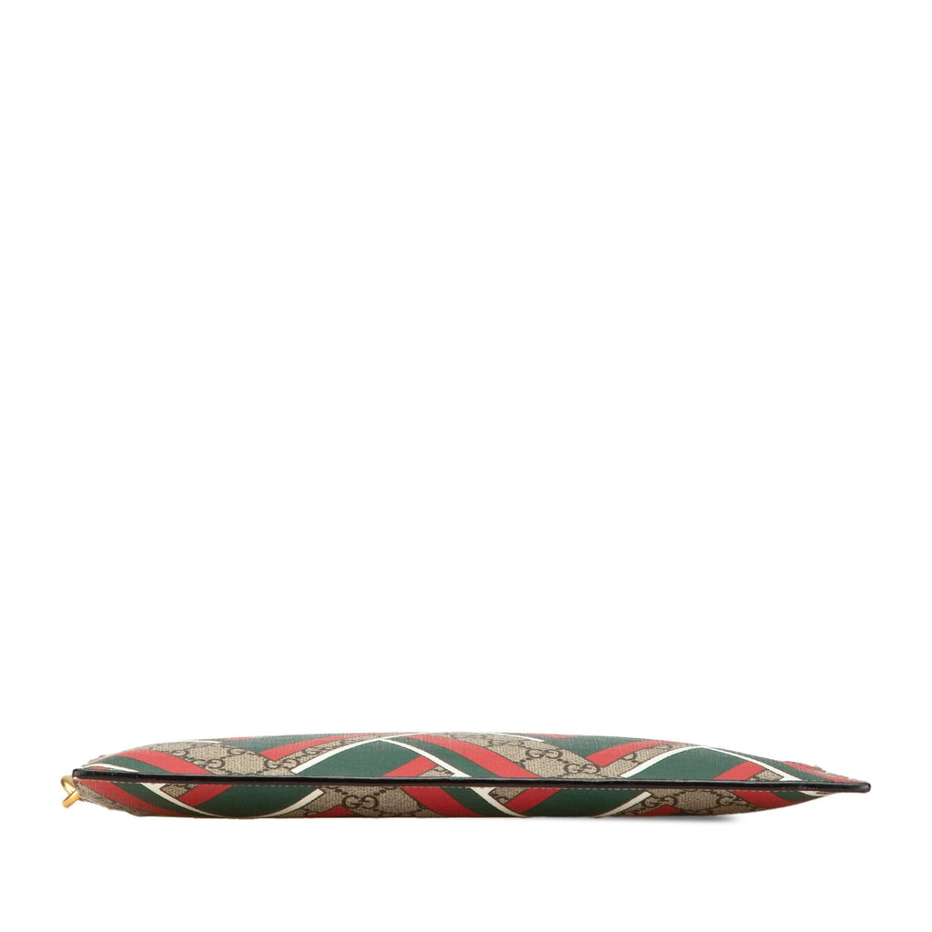 Gucci GG Supreme Chevron Clutch
