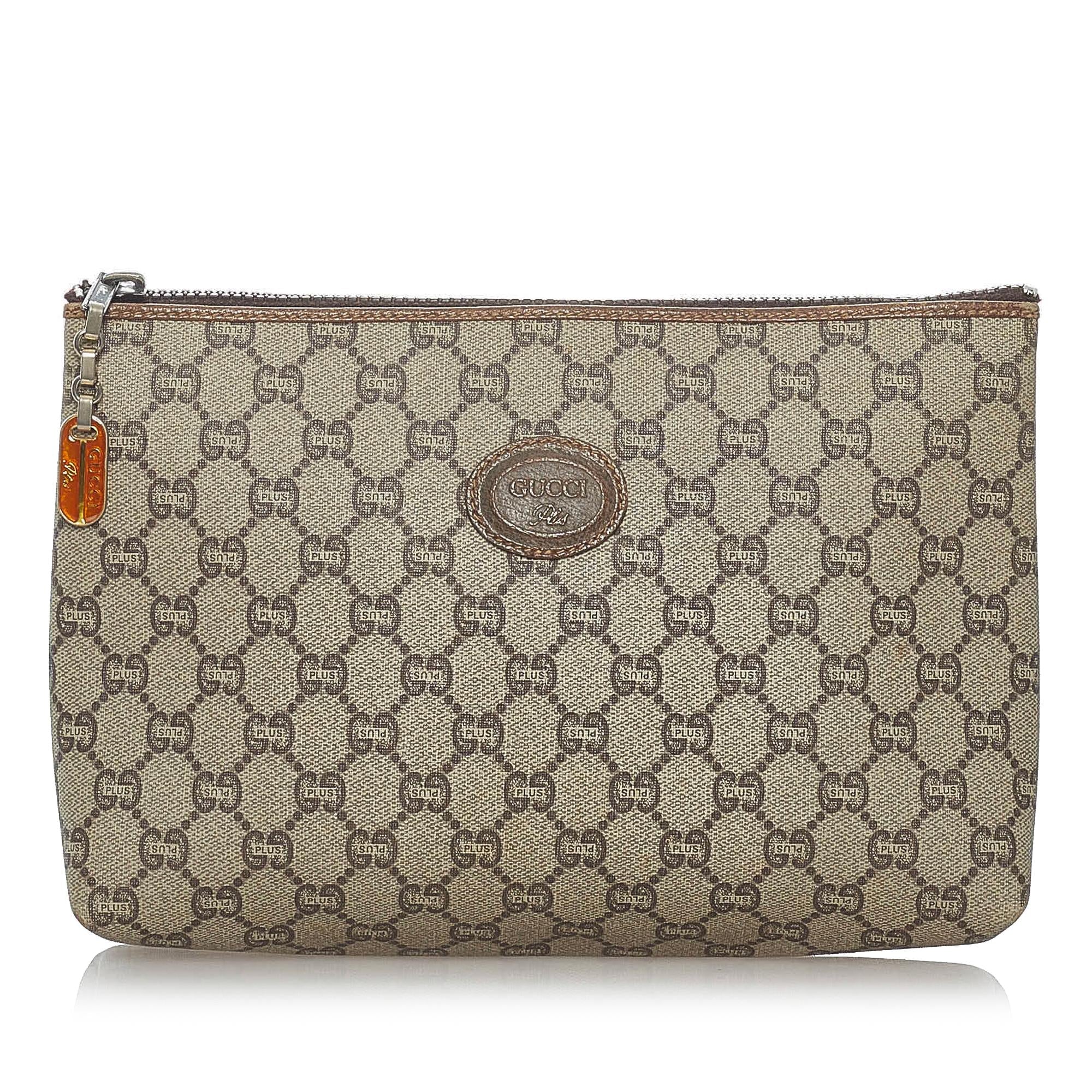 Gucci GG Supreme Clutch Bag (SHG-30889)