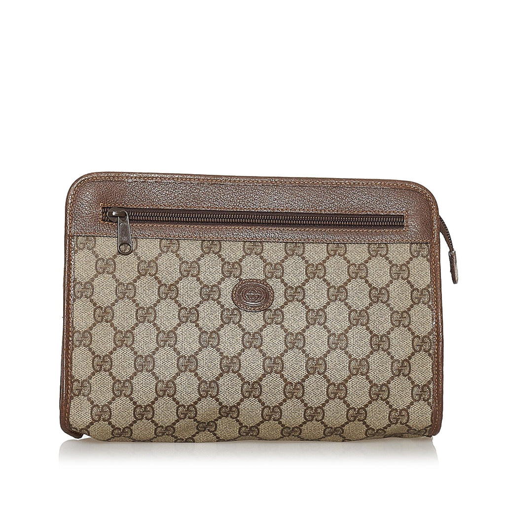Gucci GG Supreme Clutch Bag (SHG-32201)