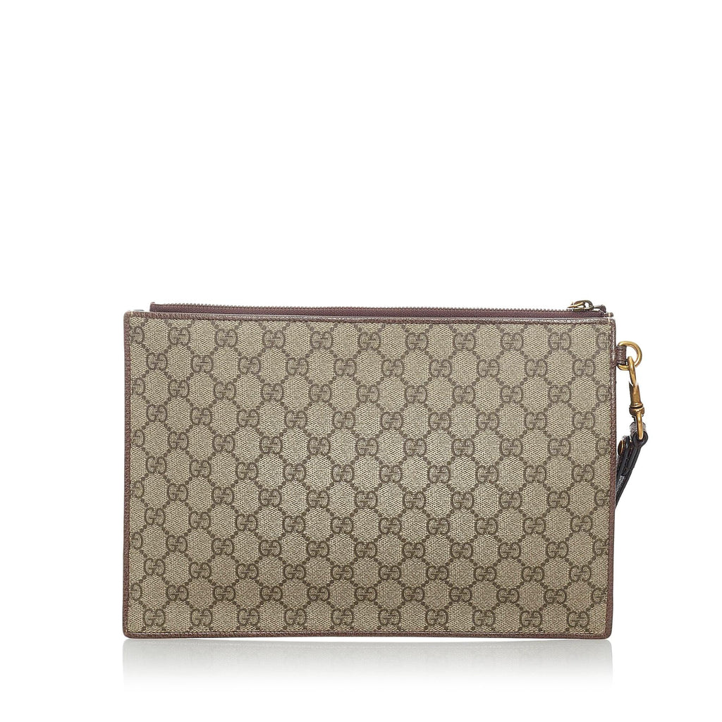 Gucci GG Supreme Courrier Clutch Bag (SHG-33451)