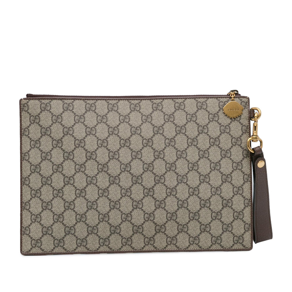 Gucci GG Supreme Courrier Clutch (SHG-XcQo2d)
