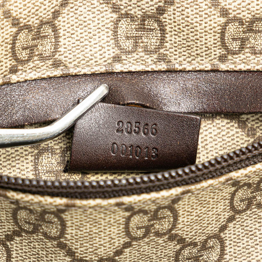 Gucci GG Supreme Double Pocket Belt Bag