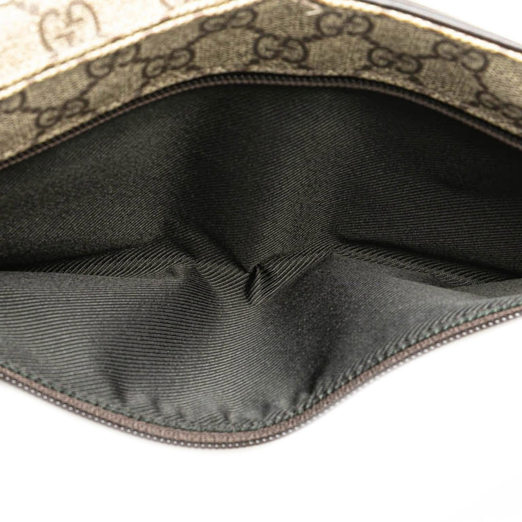 Gucci GG Supreme Double Pocket Belt Bag