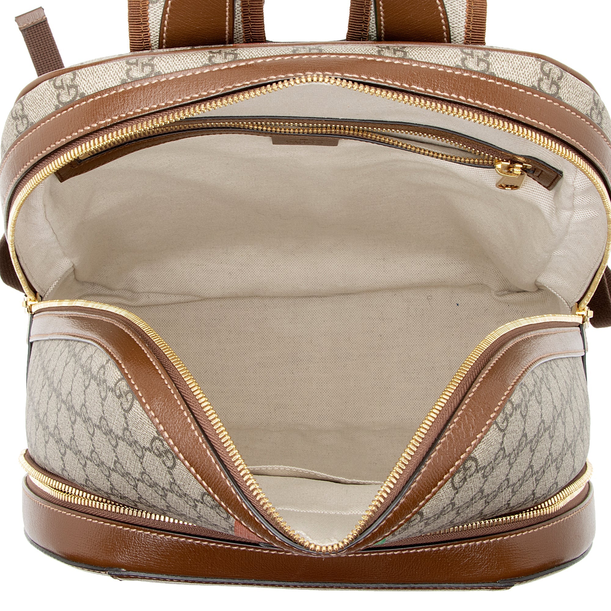 Gucci GG Supreme Fake/Not Medium Day Backpack (SHF-22255)