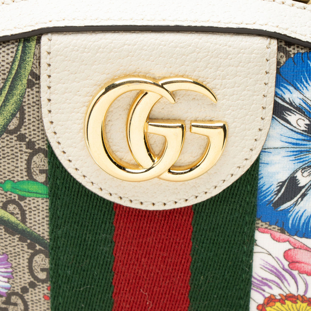 Gucci GG Supreme Flora Ophidia Small Backpack