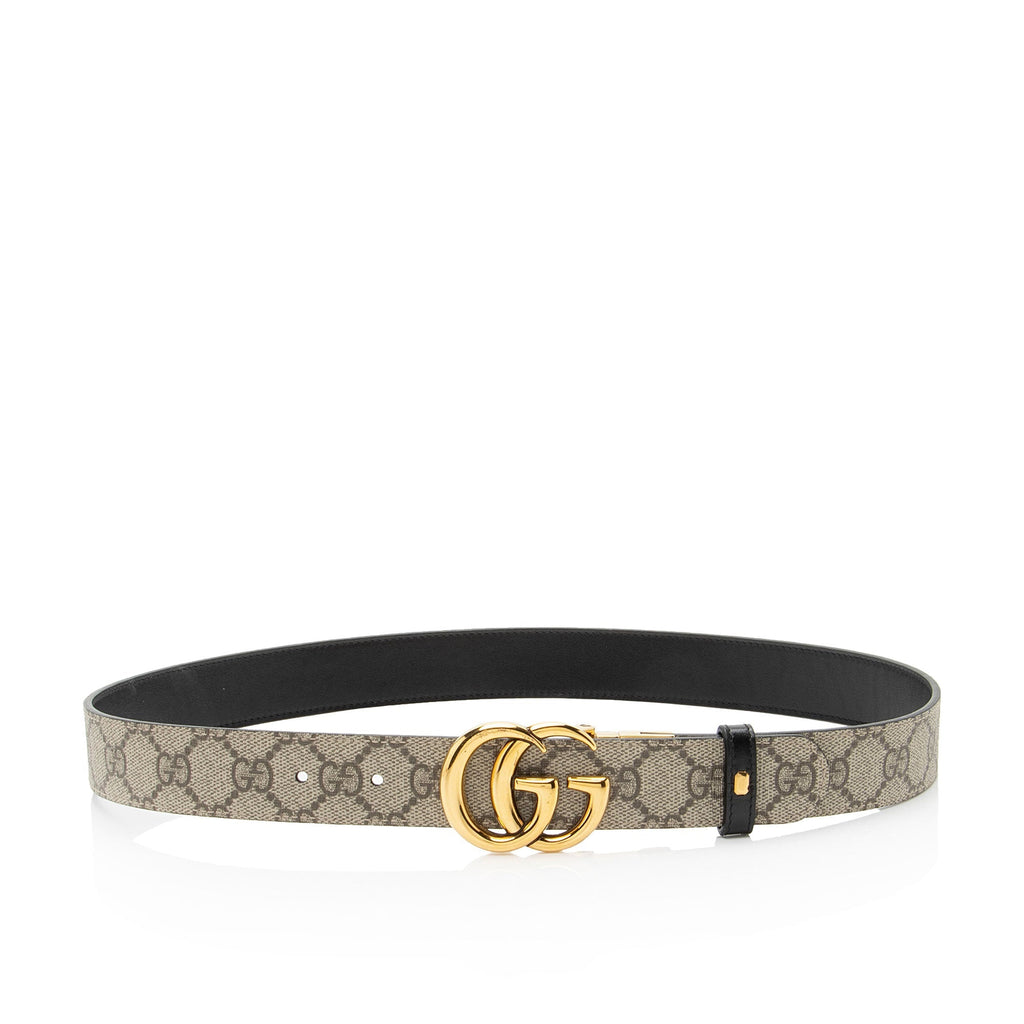 Gucci GG Supreme GG Marmont Reversible Belt - Size 32 / 80