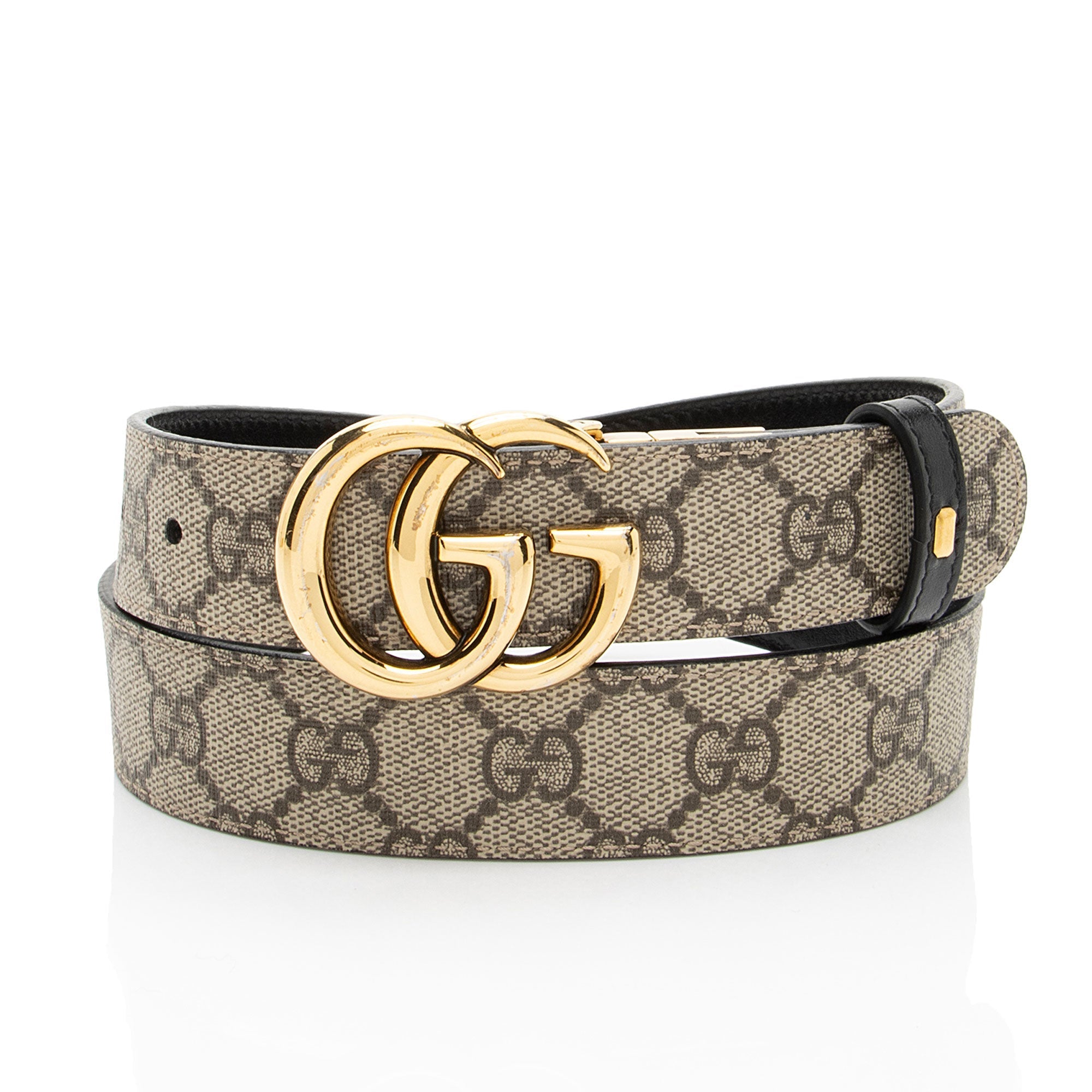 Gucci GG Supreme GG Marmont Reversible Belt - Size 32 / 80