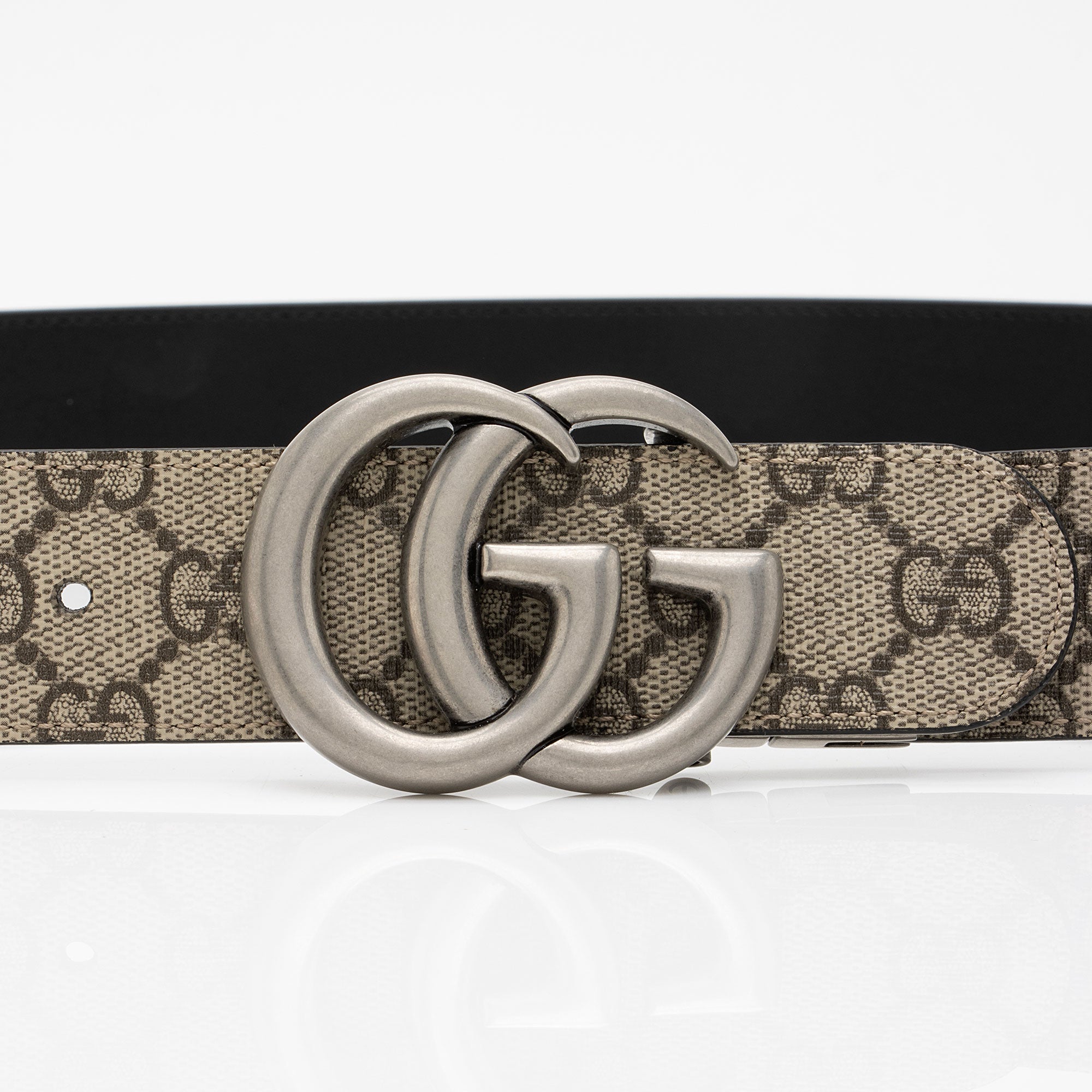 Gucci GG Supreme GG Marmont Reversible Belt - Size 40 / 100 (SHF-rIYEz7)