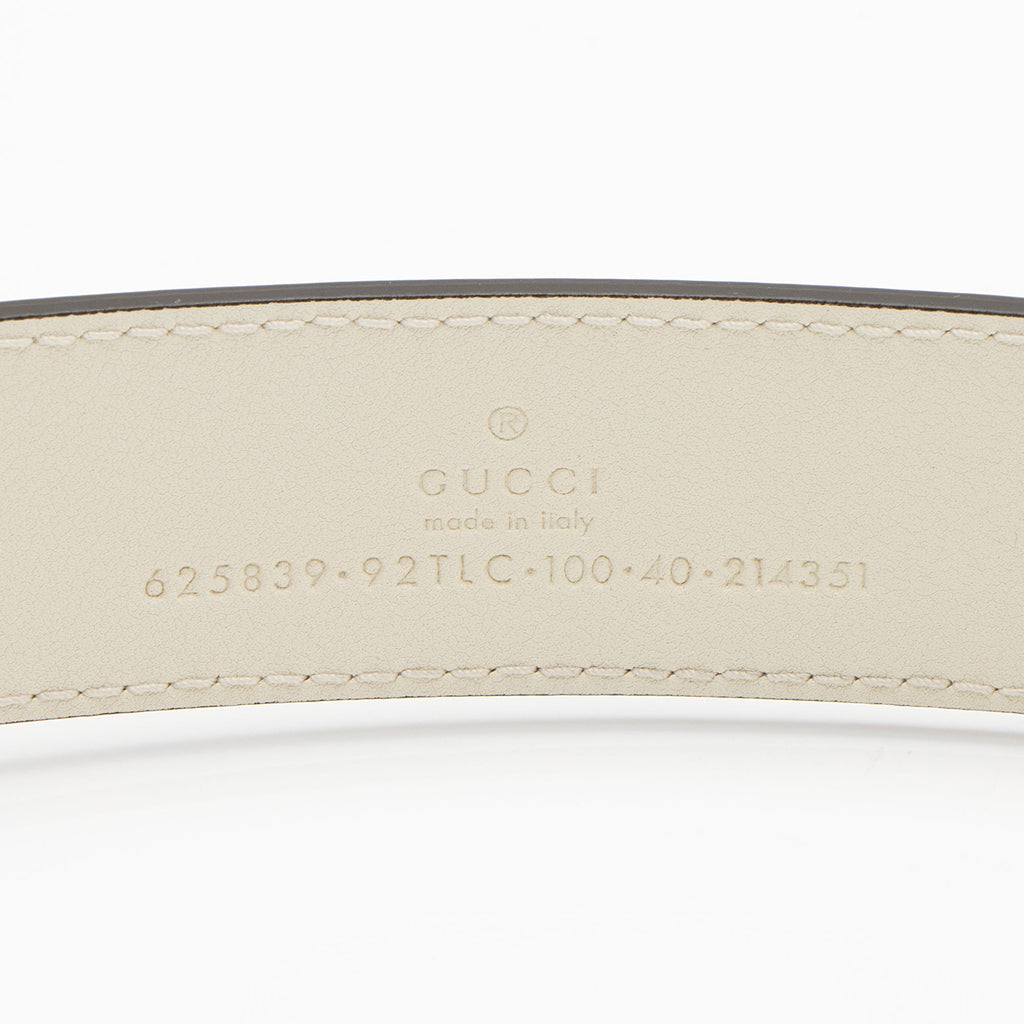 Gucci GG Supreme GG Marmont Thin Belt - Size 40 / 100