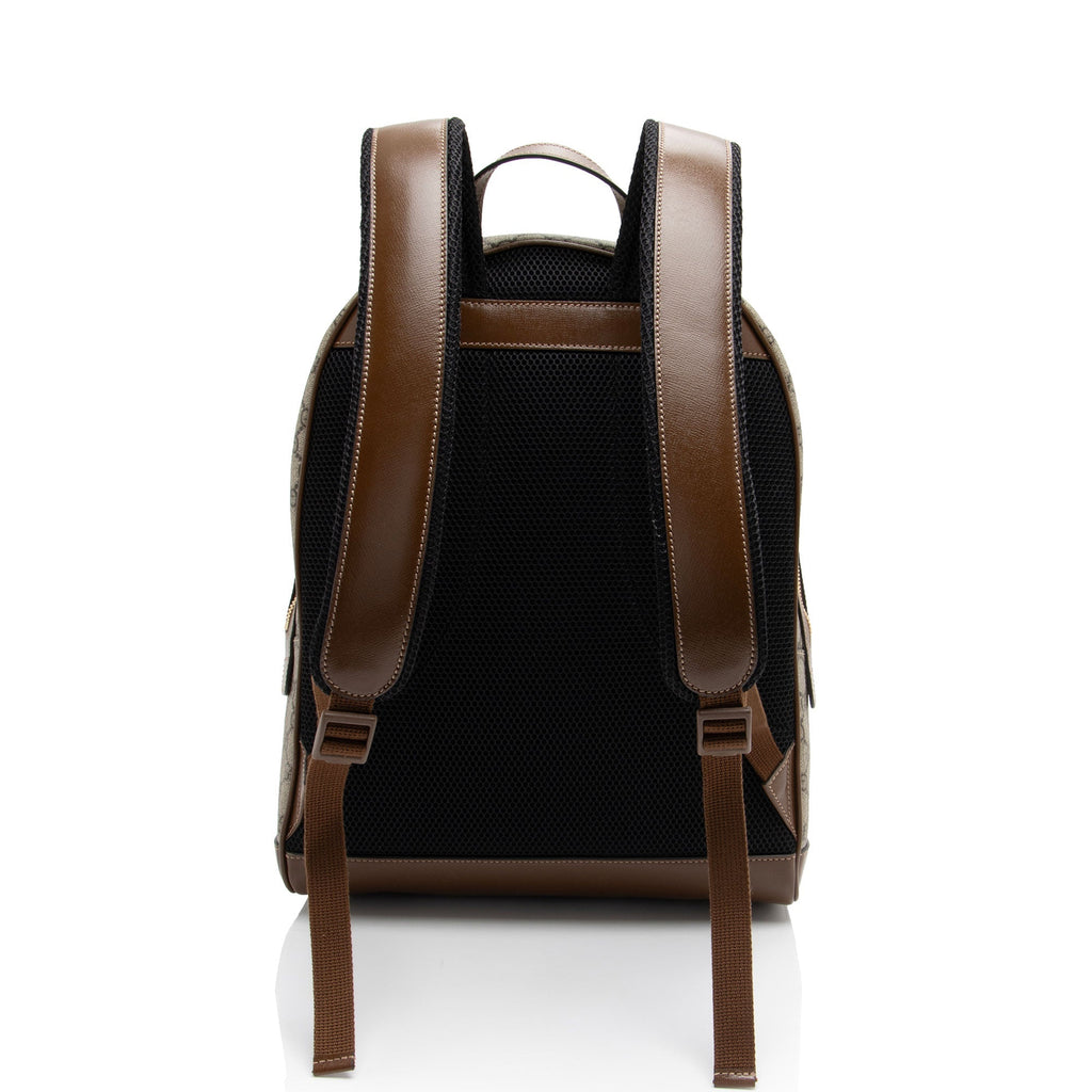 Gucci GG Supreme Interlocking G Backpack (SHF-KhISQT)
