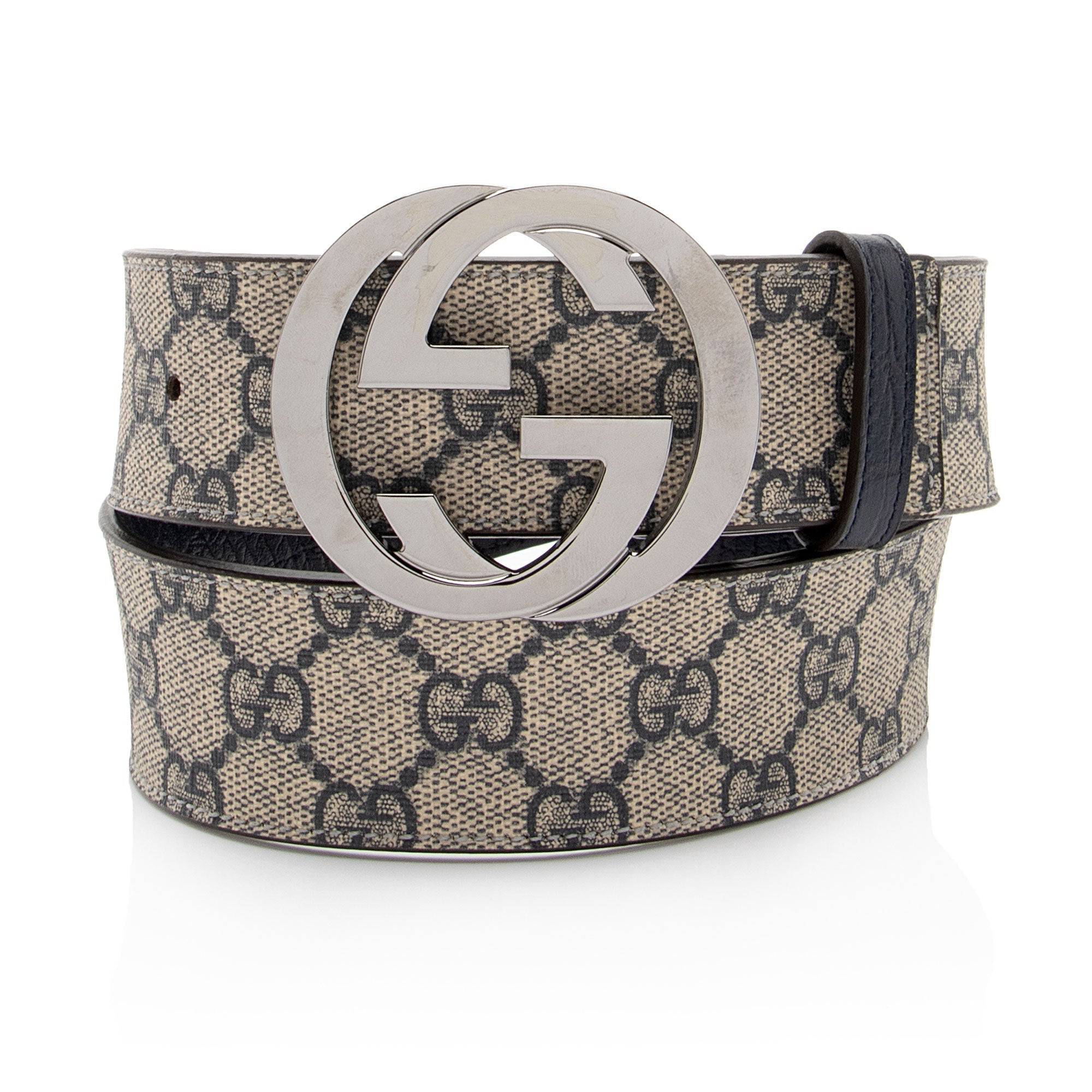 Gucci GG Supreme Interlocking G Belt - Size 30 / 75 - FINAL SALE (SHF-6RxdGy)