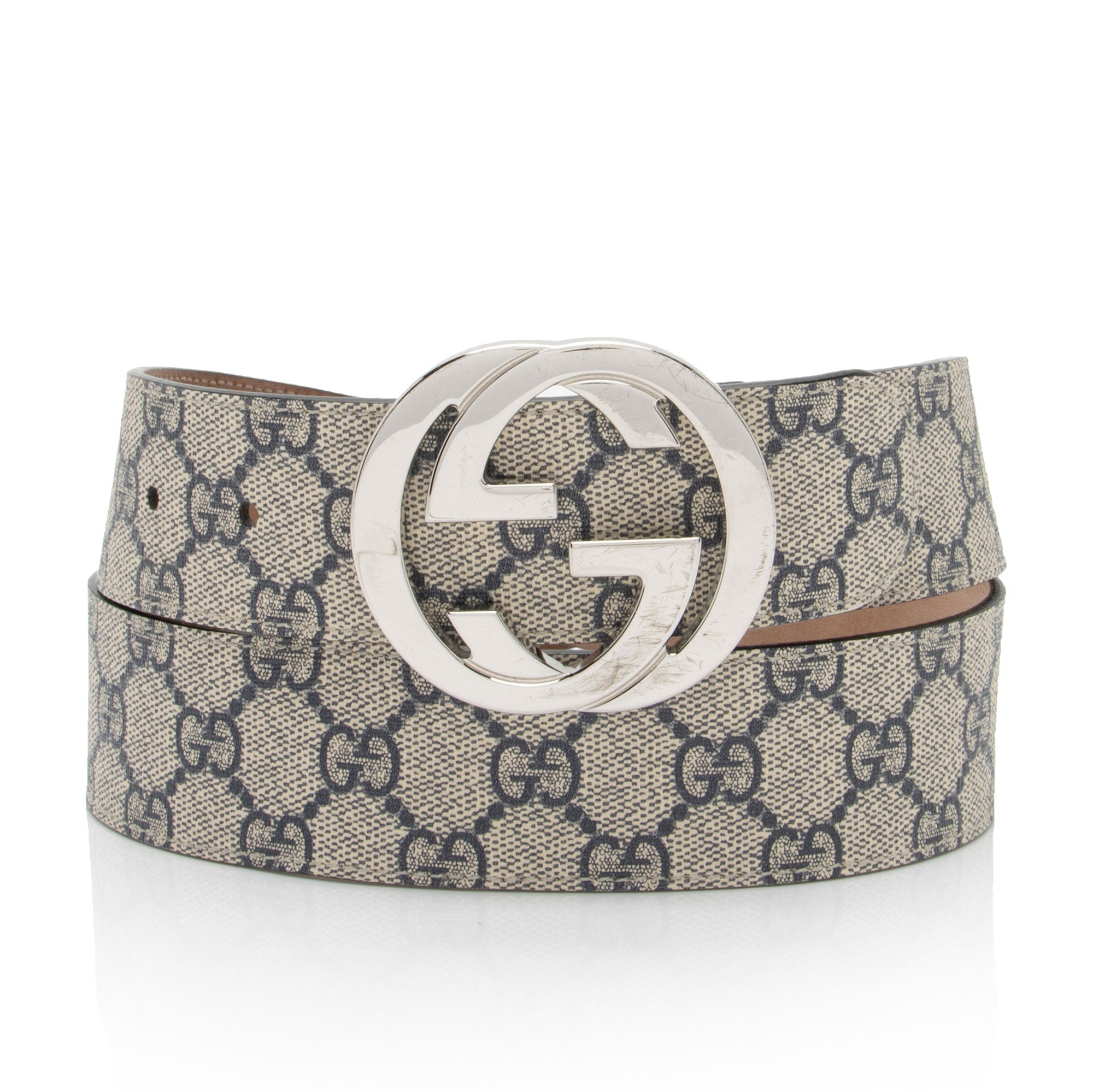 Gucci GG Supreme Interlocking G Belt - Size 36 / 90 - FINAL SALE (SHF-mxRUhE)