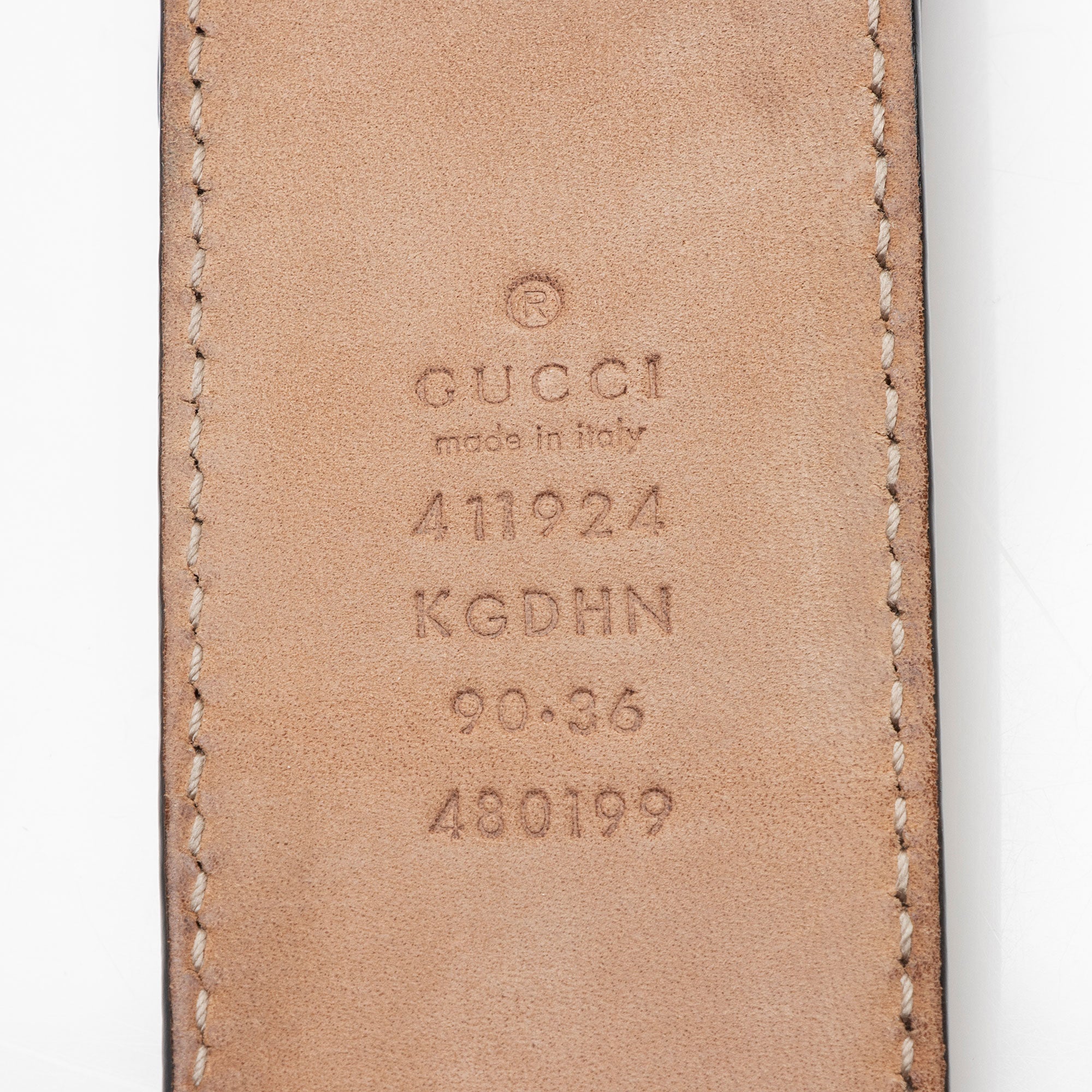 Gucci GG Supreme Interlocking G Belt - Size 36 / 90 - FINAL SALE (SHF-mxRUhE)