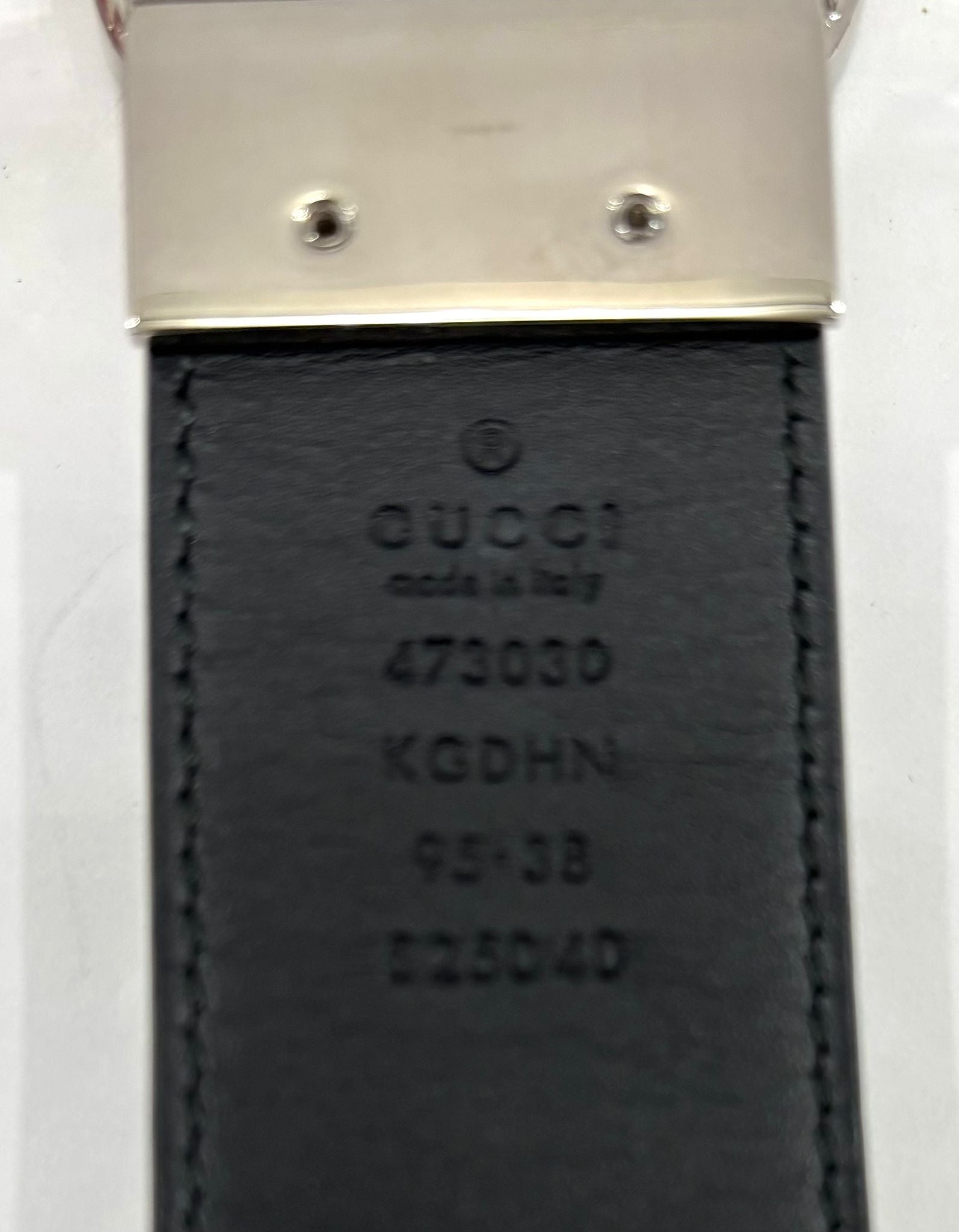 GUCCI GG SUPREME MONOGRAM INTERLOCKING G BELT