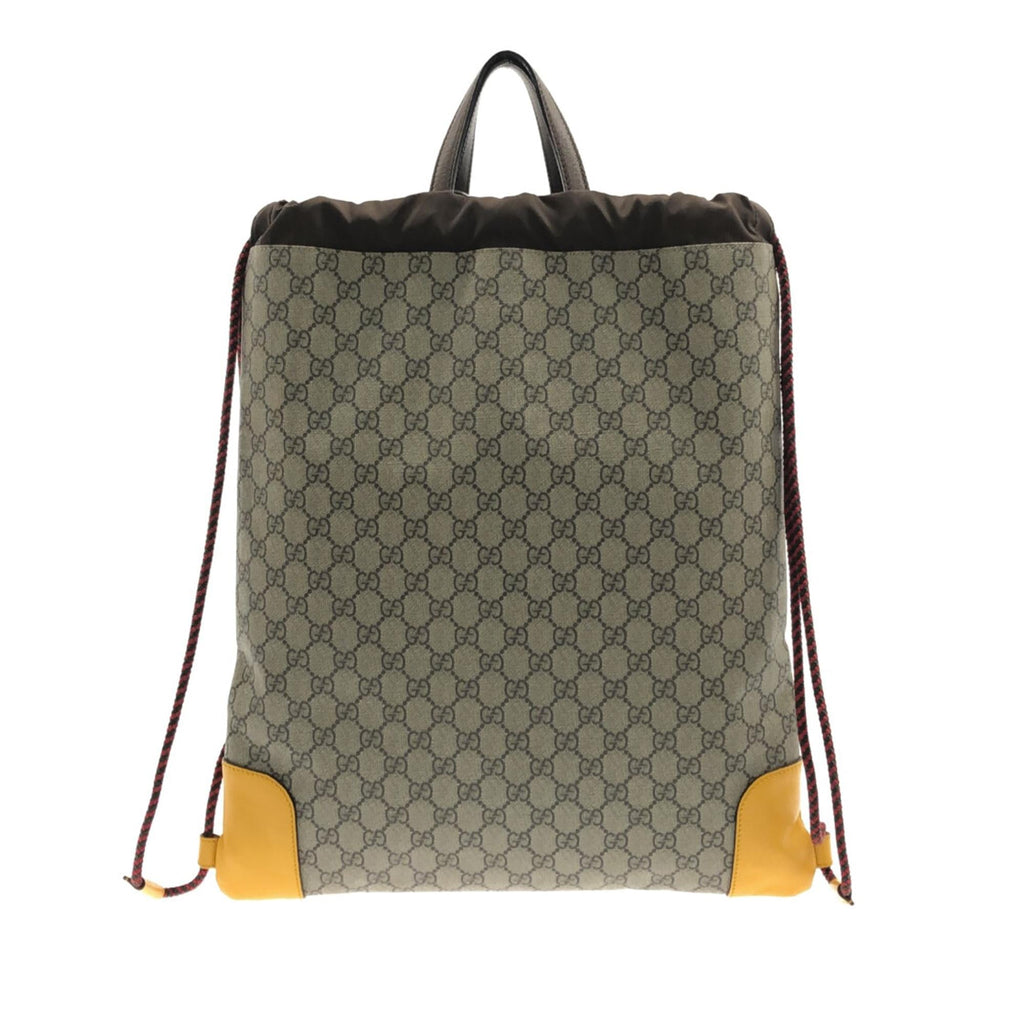 Gucci GG Supreme Neo Vintage Drawstring Backpack (SHG-PM3g2W)