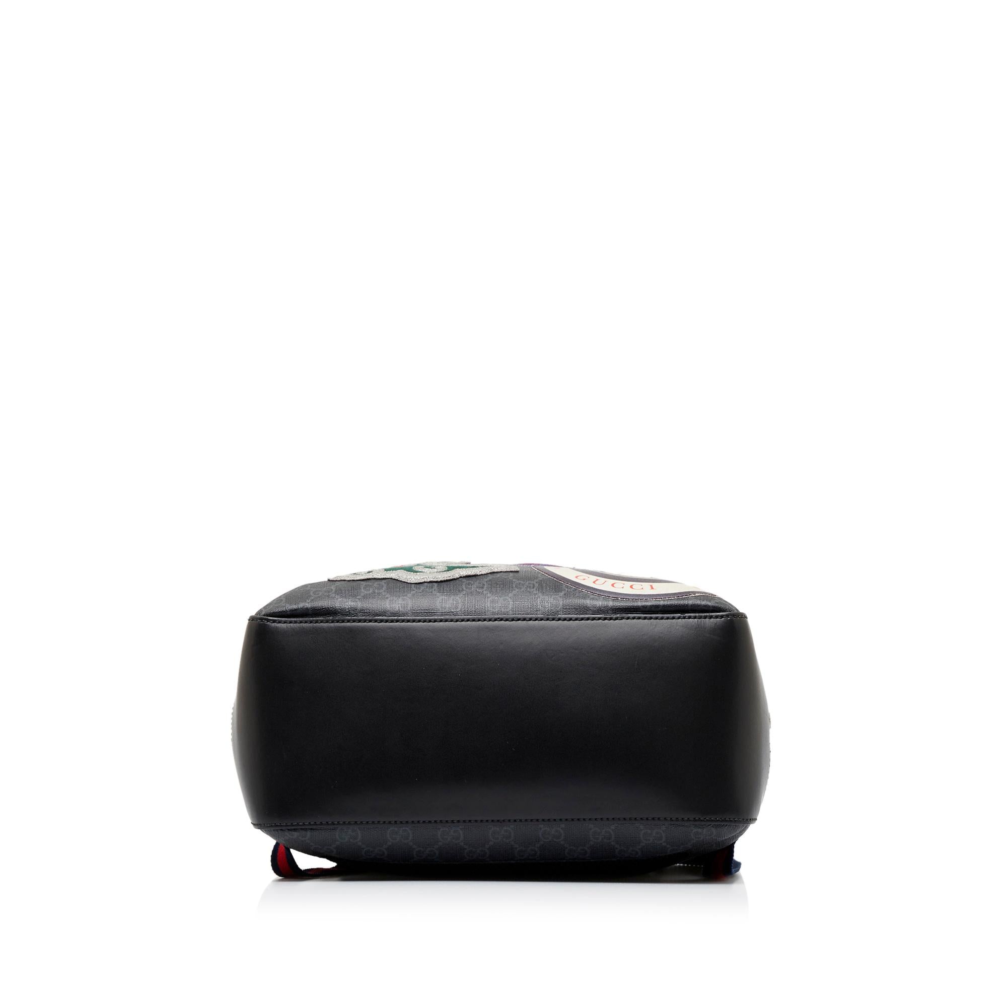 Gucci GG Supreme Night Courrier Backpack (SHG-jGbtSq)